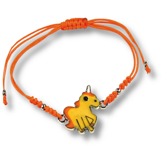 Unicorn Charm - Orange