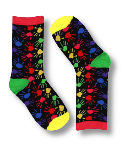 Colored Hands Socks