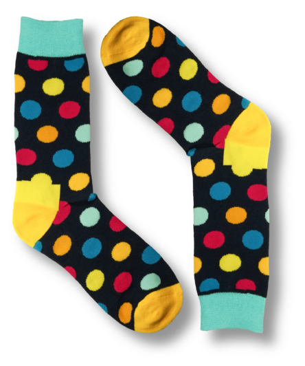 Colored Dots Socks